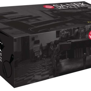SANEK GLOVE BLACK NITRILE PF [XLG]