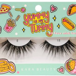 KARA YUMMY IN MY TUMMY 3D FAUX MINK E18
