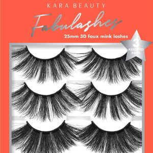 KARA FABULASH 25MM 3D FAUX MINK 3PK STYLE 208