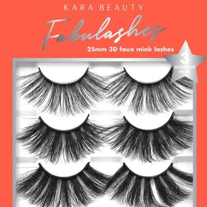 KARA FABULASH 25MM 3D FAUX MINK 3PK STYLE 209