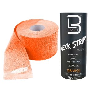 LEVEL3 5 ROLLS NECK PAPER 100PC [ORANGE]
