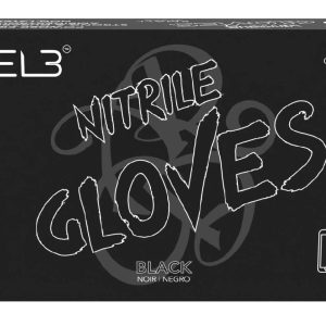 LEVEL3 NITRILE GLOVES BLACK [SMALL]
