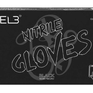 LEVEL3 NITRILE GLOVES BLACK [LARGE]