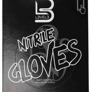 LEVEL3 NITRILE BLACK GLOVES [LARGE]