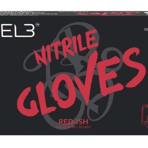 LEVEL3 NITRILE GLOVES RED [MEDIUM]