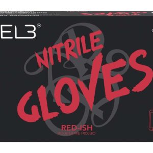 LEVEL3 NITRILE GLOVES RED [LARGE]