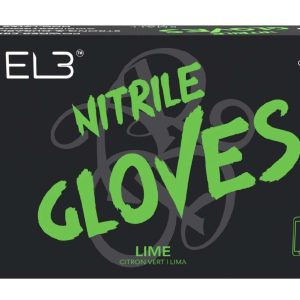LEVEL3 NITRILE GLOVES LIME [SMALL]