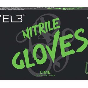 LEVEL3 NITRILE GLOVES LIME [MEDIUM]