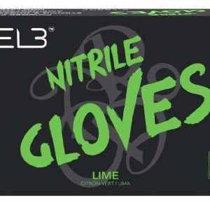 LEVEL3 NITRILE GLOVES LIME [X-LARGE]