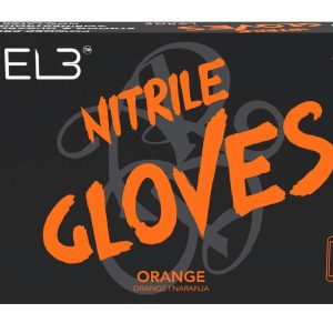 LEVEL3 NITRILE GLOVES ORANGE [LARGE]