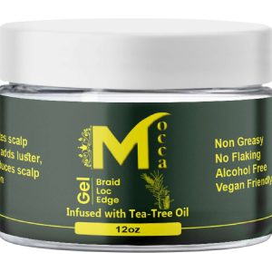 MOCCA BRAIDING GEL TEA TREE 12 OZ