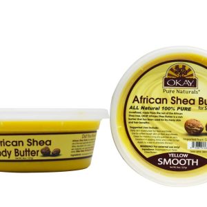 OKAY SHEABUTTER YELLOW SOLID 8 OZ