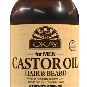 OKAY MEN CASTOR HAIR/BEARD GROWTH OIL