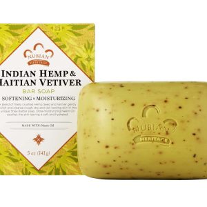NUBIAN SOAP INDIAN HEMP/HAITIAN VETIVER