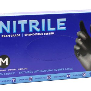 SAFEKO NITRILE BLACK GLOVE [MEDIUM]