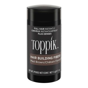 TOPPIK HAIR FIBER MEDIUM BROWN 3GM 0.105 OZ