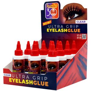 SALON PRO 30 SEC EYELASH GLUE 12DP CLEAR 1 OZ