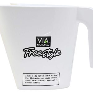 VIA NAT FREESTYLE BRAID DIPPER JAR WHITE SMALL