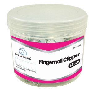 DREAM NAIL CLIPPER FINGERNAIL 72PC/JR