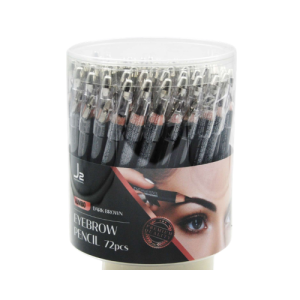 J2 JUMBO EYEBROW PENCIL 72PC dark brown