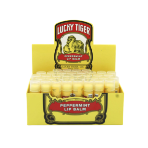 LUCKY TIGER LIP BALM 0.15OZ DISPLAY