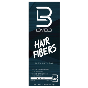LEVEL3 HAIR FIBERS [BLACK] .97 OZ