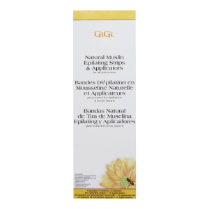 GIGI STRIPS NAT MUSLIN EP W APPLICATORS