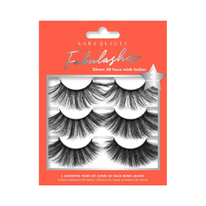 KARA FABULASH 25MM 3D FAUX MINK 3PK STYLE 207