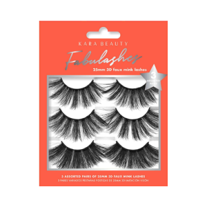 KARA FABULASH 25MM 3D FAUX MINK 3PK STYLE 208
