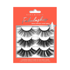 KARA FABULASH 25MM 3D FAUX MINK 3PK STYLE 209