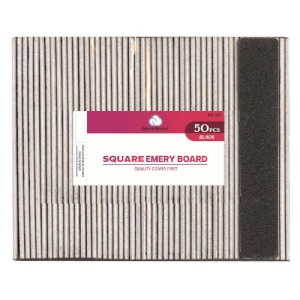 DREAM NAIL EMERY BOARD BK SQUARE
