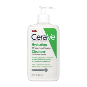 CERAVE CREAM TO FOAM CLEANSER 12 OZ