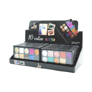 J2 C/EYESHADOW 10COLOR GLITTER