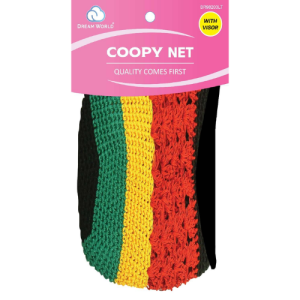 BR COPPY NET W/VISOR AFR/JAM