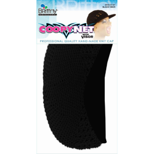 BR COPPY NET W/VISOR BLACK