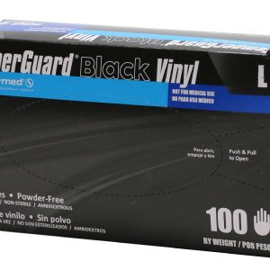 SEMPER VINYL P/FREE BLACK GLOVE [LARGE]